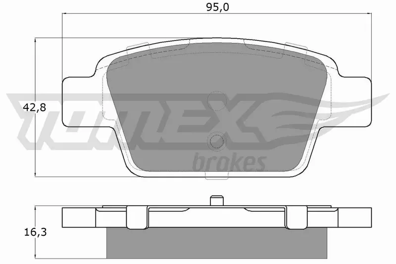 TOMEX BRAKES KLOCKI HAMULCOWE TX 12-51 