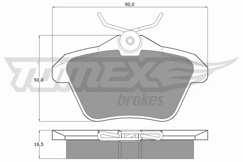 TOMEX BRAKES KLOCKI HAMULCOWE TX 12-68 