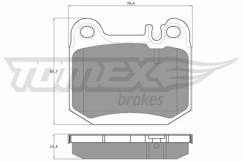 TOMEX BRAKES KLOCKI HAMULCOWE TX 12-86 