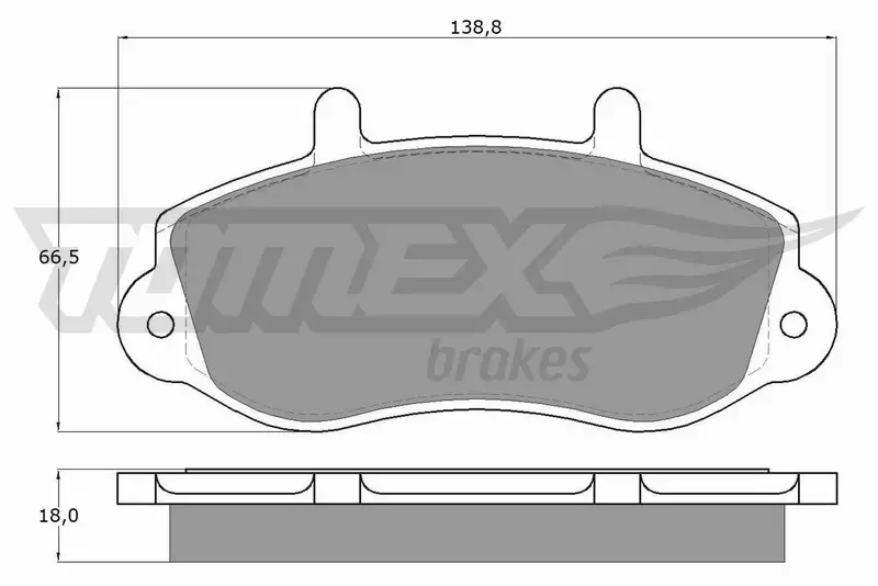 TOMEX BRAKES KLOCKI HAMULCOWE TX 13-01 