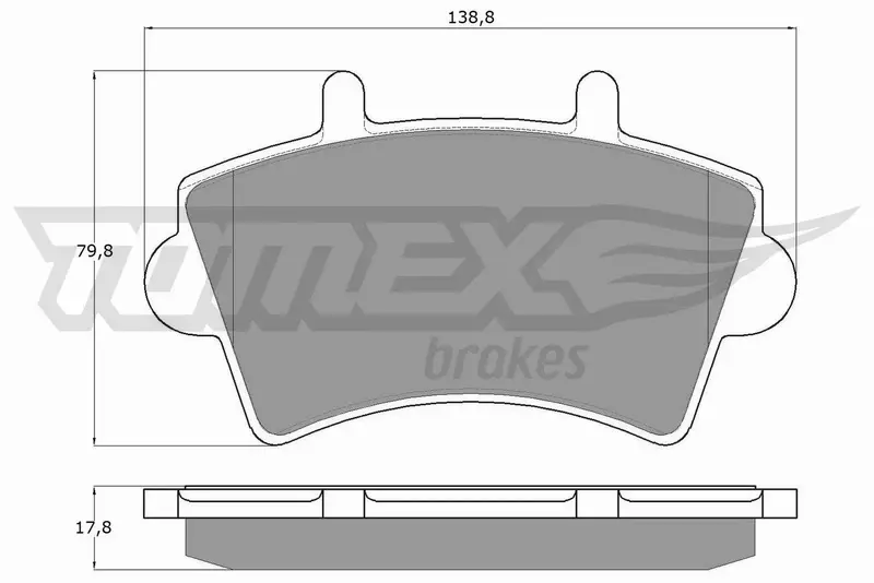 TOMEX BRAKES KLOCKI HAMULCOWE TX 13-02 