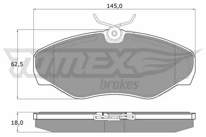 TOMEX BRAKES KLOCKI HAMULCOWE TX 13-08 