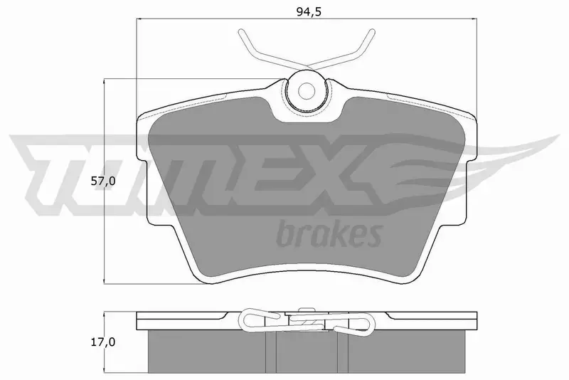 TOMEX BRAKES KLOCKI HAMULCOWE TX 13-09 