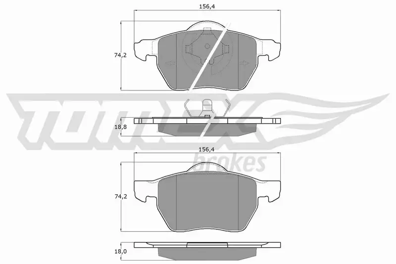 TOMEX BRAKES KLOCKI HAMULCOWE TX 13-131 