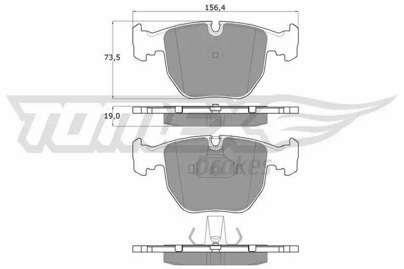 TOMEX BRAKES KLOCKI HAMULCOWE TX 13-23 