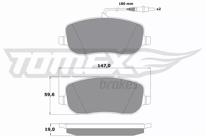 TOMEX BRAKES KLOCKI HAMULCOWE TX 13-34 