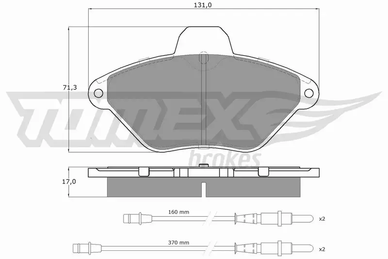 TOMEX BRAKES KLOCKI HAMULCOWE TX 13-36 