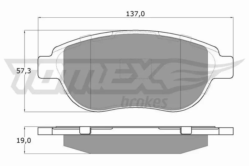 TOMEX BRAKES KLOCKI HAMULCOWE TX 13-42 