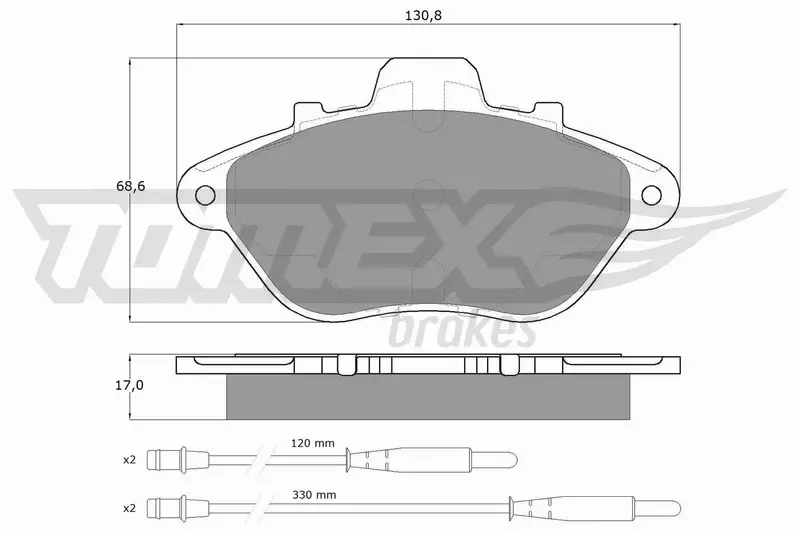 TOMEX BRAKES KLOCKI HAMULCOWE TX 13-45 