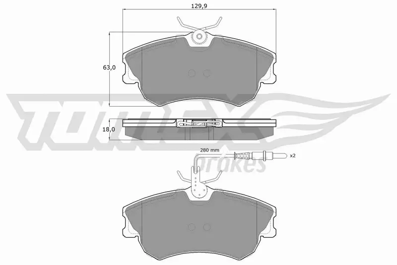 TOMEX BRAKES KLOCKI HAMULCOWE TX 13-47 