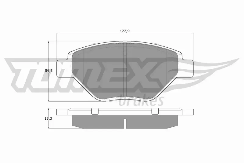 TOMEX BRAKES KLOCKI HAMULCOWE TX 13-53 