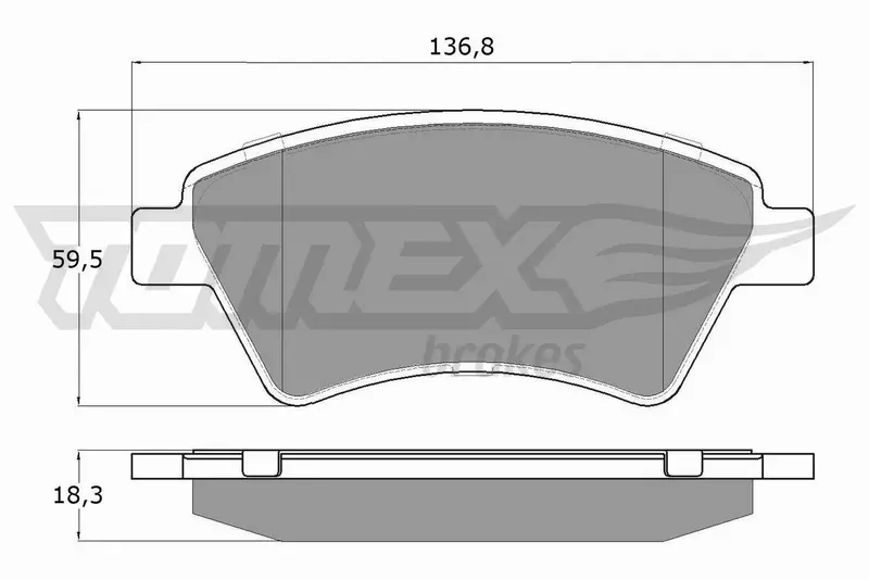 TOMEX BRAKES KLOCKI HAMULCOWE TX 13-54 