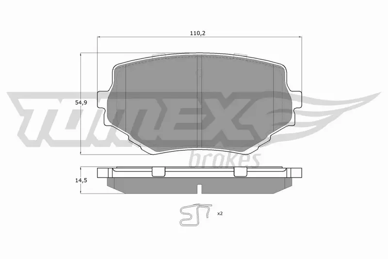 TOMEX BRAKES KLOCKI HAMULCOWE TX 13-60 