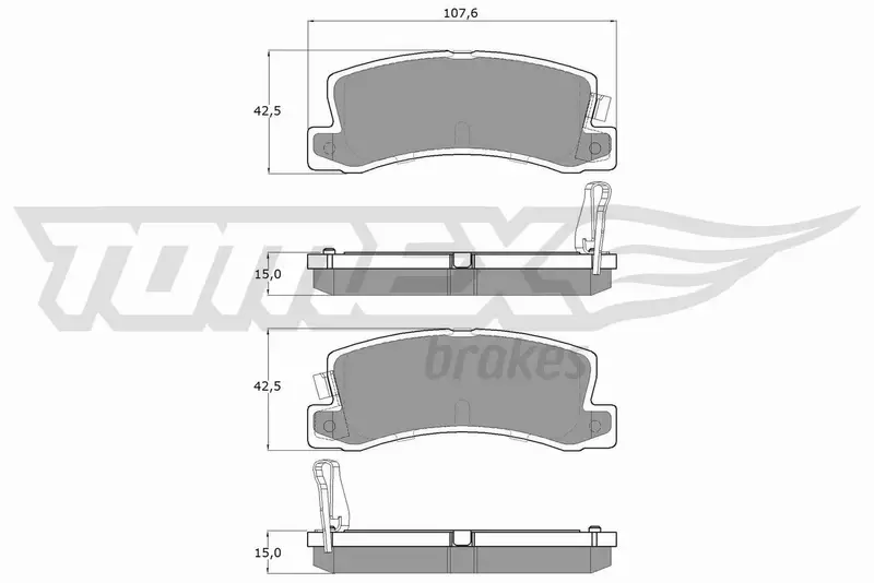 TOMEX BRAKES KLOCKI HAMULCOWE TX 13-66 