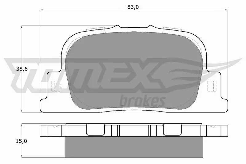 TOMEX BRAKES KLOCKI HAMULCOWE TX 13-71 