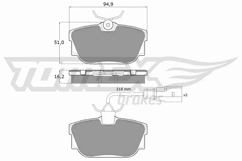 TOMEX BRAKES KLOCKI HAMULCOWE TX 13-901 