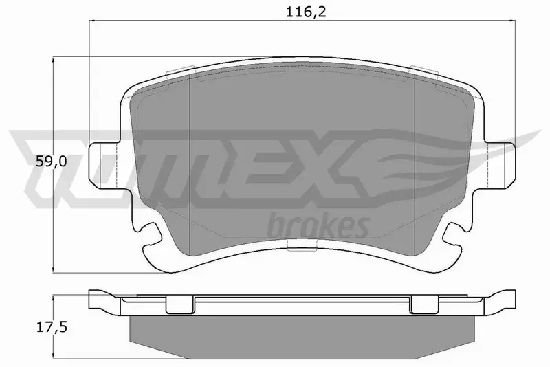 TOMEX BRAKES KLOCKI HAMULCOWE TX 13-961 