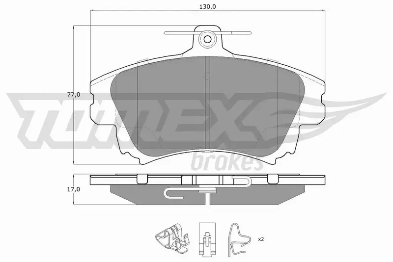 TOMEX BRAKES KLOCKI HAMULCOWE TX 14-03 