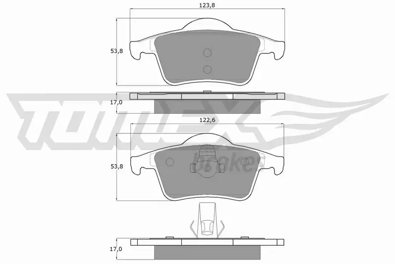 TOMEX BRAKES KLOCKI HAMULCOWE TX 14-05 