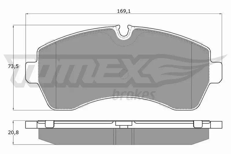 TOMEX BRAKES KLOCKI HAMULCOWE TX 14-24 