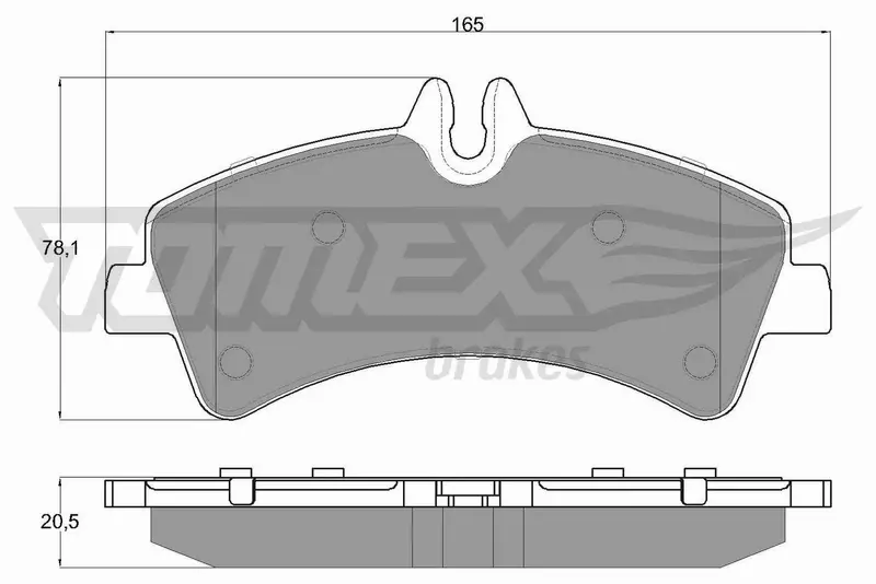 TOMEX BRAKES KLOCKI HAMULCOWE TX 14-26 