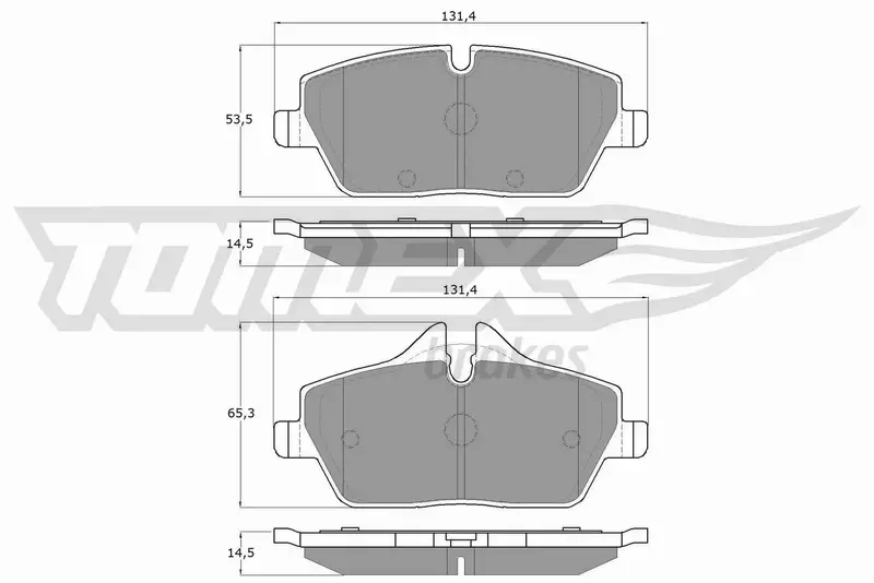 TOMEX BRAKES KLOCKI HAMULCOWE TX 14-331 