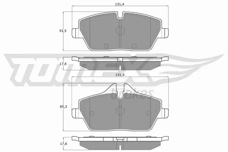 TOMEX BRAKES KLOCKI HAMULCOWE TX 14-33 