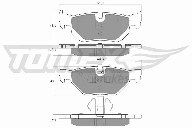 TOMEX BRAKES KLOCKI HAMULCOWE TX 14-36 