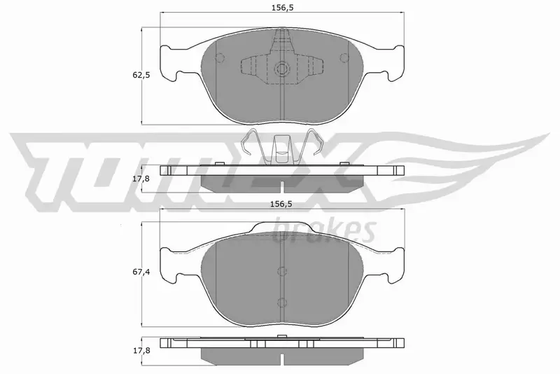 TOMEX BRAKES KLOCKI HAMULCOWE TX 14-49 