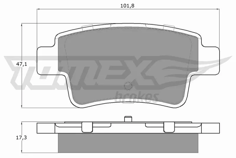 TOMEX BRAKES KLOCKI HAMULCOWE TX 14-62 