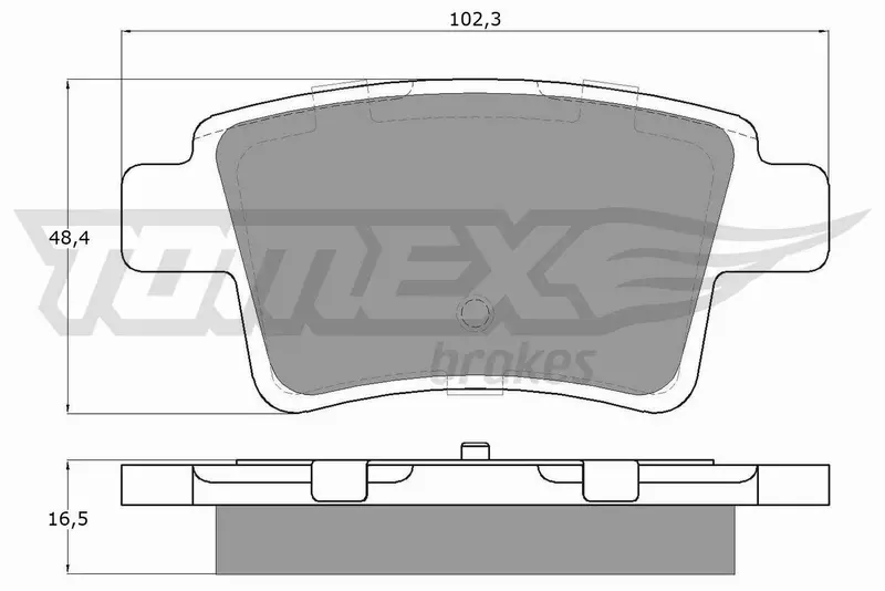 TOMEX BRAKES KLOCKI HAMULCOWE TX 14-82 