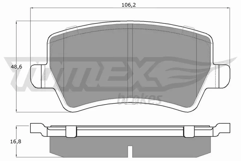 TOMEX BRAKES KLOCKI HAMULCOWE TX 14-85 