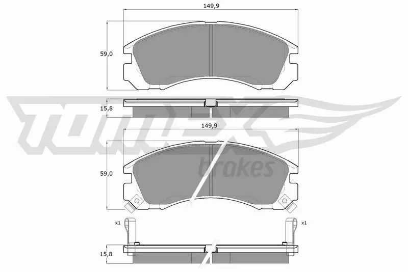 TOMEX BRAKES KLOCKI HAMULCOWE TX 15-03 