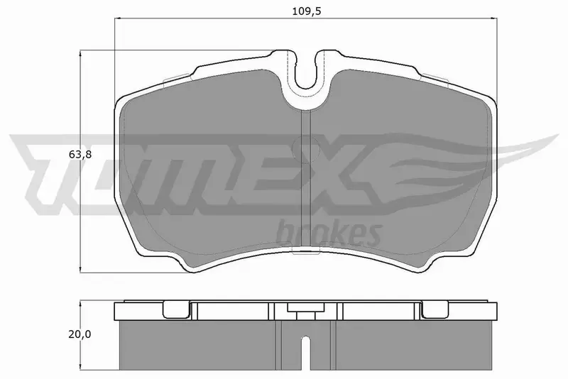 TOMEX BRAKES KLOCKI HAMULCOWE TX 15-11 