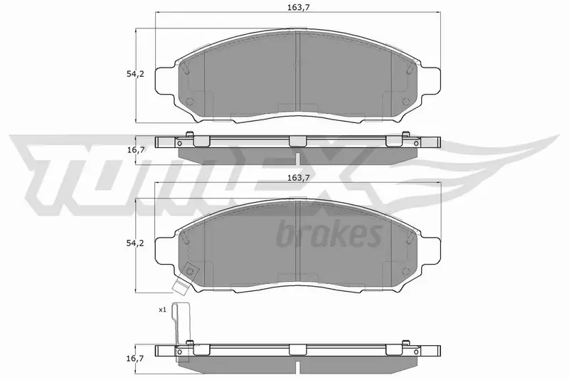 TOMEX BRAKES KLOCKI HAMULCOWE TX 15-28 