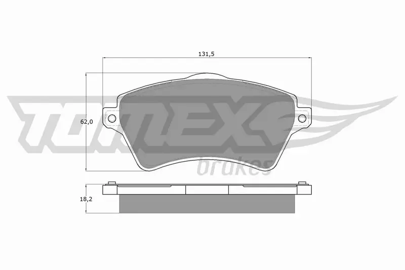 TOMEX BRAKES KLOCKI HAMULCOWE TX 15-39 