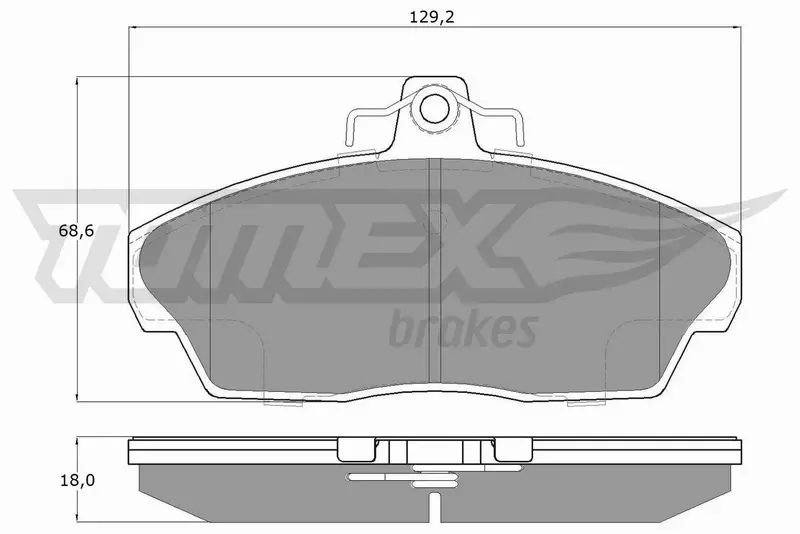 TOMEX BRAKES KLOCKI HAMULCOWE TX 15-40 