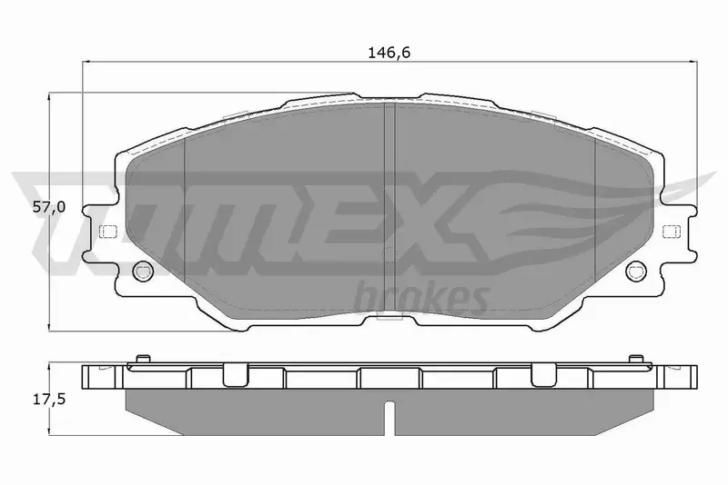 TOMEX BRAKES KLOCKI HAMULCOWE TX 15-41 