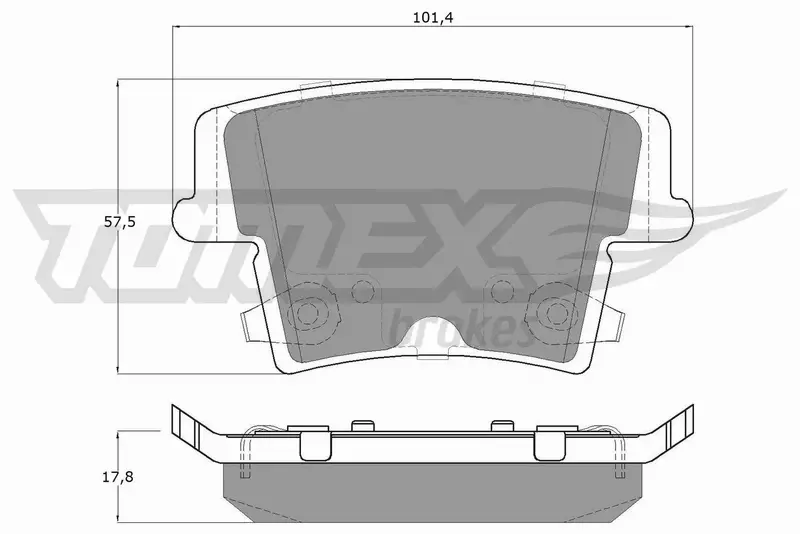 TOMEX BRAKES KLOCKI HAMULCOWE TX 15-72 