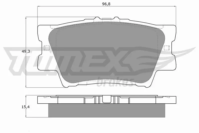 TOMEX BRAKES KLOCKI HAMULCOWE TX 15-73 