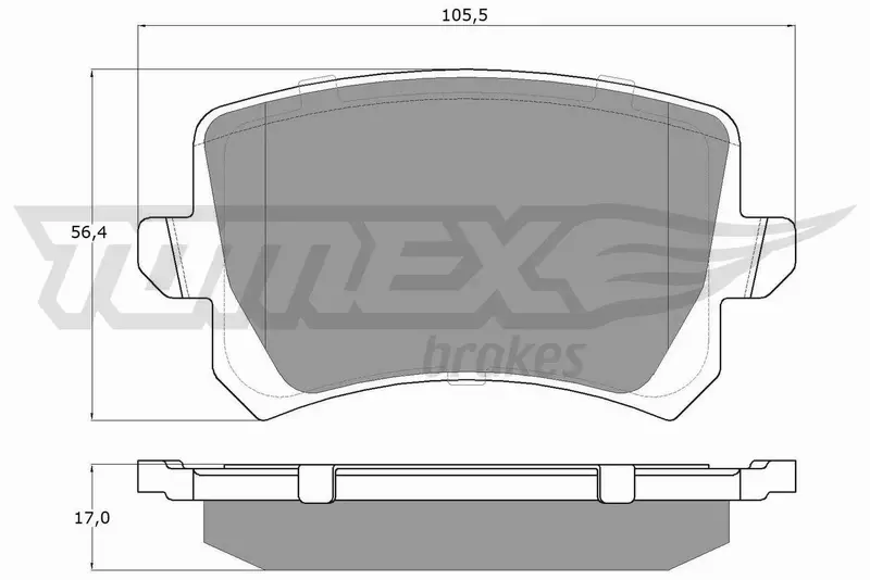 TOMEX BRAKES KLOCKI HAMULCOWE TX 15-83 