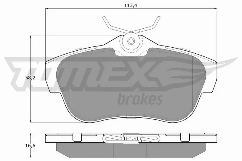 TOMEX BRAKES KLOCKI HAMULCOWE TX 15-94 