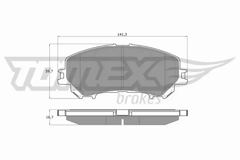 TOMEX BRAKES KLOCKI HAMULCOWE TX 15-971 