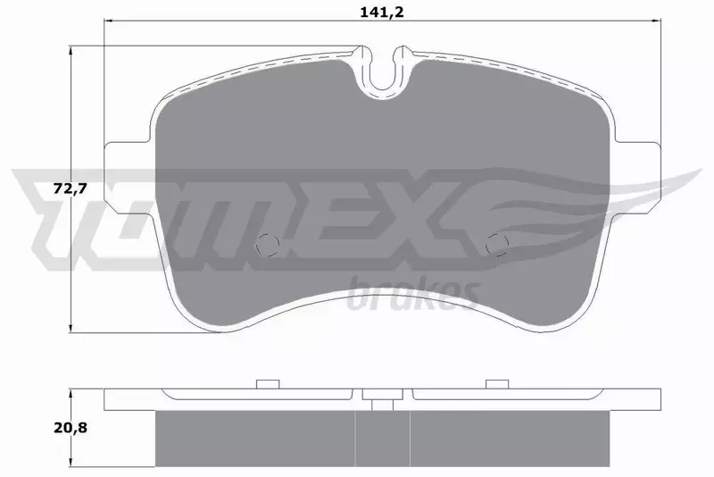 TOMEX BRAKES KLOCKI HAMULCOWE TX 16-00 