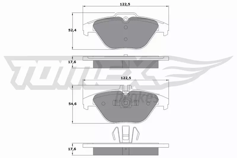 TOMEX BRAKES KLOCKI HAMULCOWE TX 16-01 