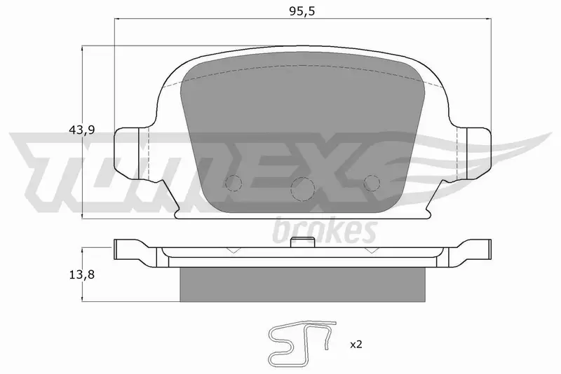 TOMEX BRAKES KLOCKI HAMULCOWE TX 16-06 