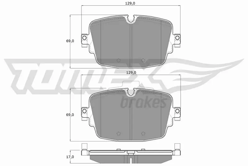 TOMEX BRAKES KLOCKI HAMULCOWE TX 16-13 