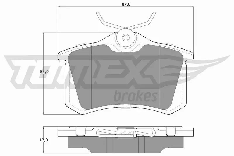 TOMEX BRAKES KLOCKI HAMULCOWE TX 16-24 