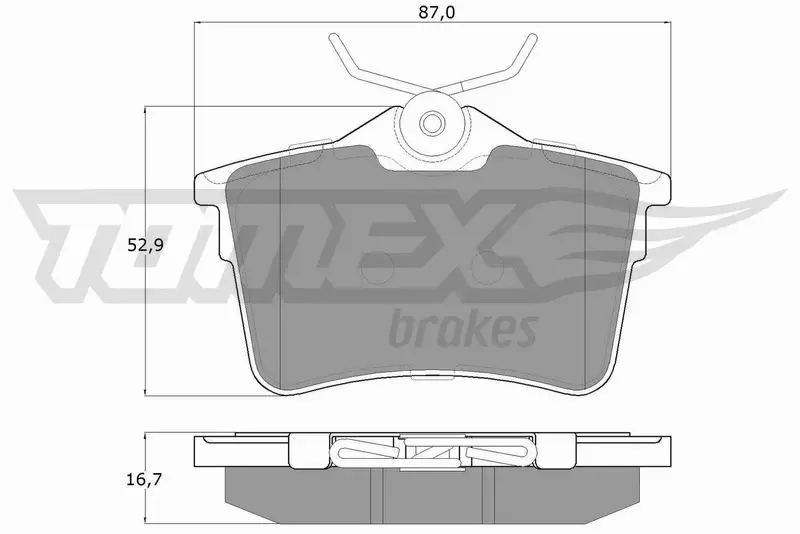 TOMEX BRAKES KLOCKI HAMULCOWE TX 16-26 