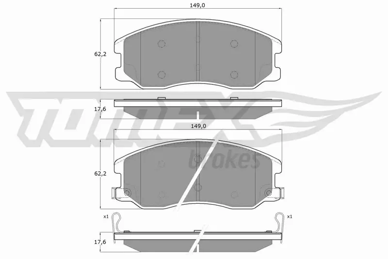 TOMEX BRAKES KLOCKI HAMULCOWE TX 16-42 